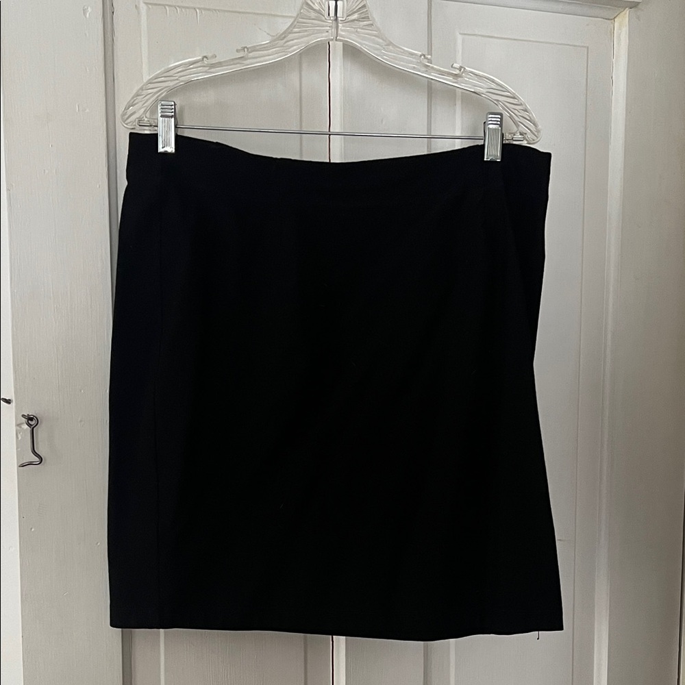 Eileen Fisher Black Mini Skirt
